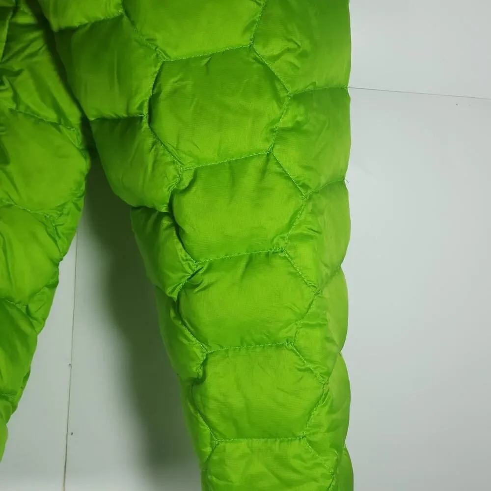 MARMOT Girls Ama Dablam XL Green 700 fill Down FullZip Hooded Puffer Jacket